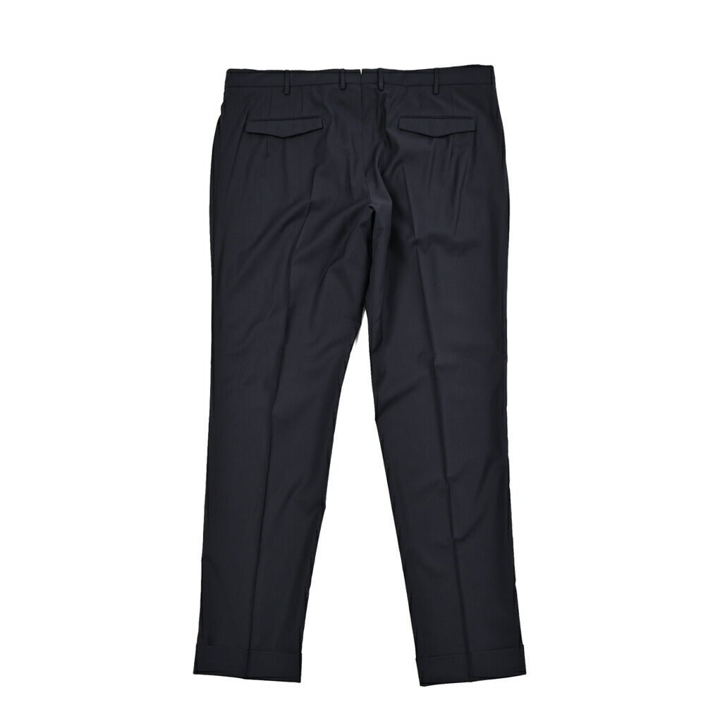 SUMMER SALE|PT TORINO "MASTER FIT" ストレッチウール ワンタックテーパードスラックス|423971|GUARDAROBA MILANO OFFICIAL STORE