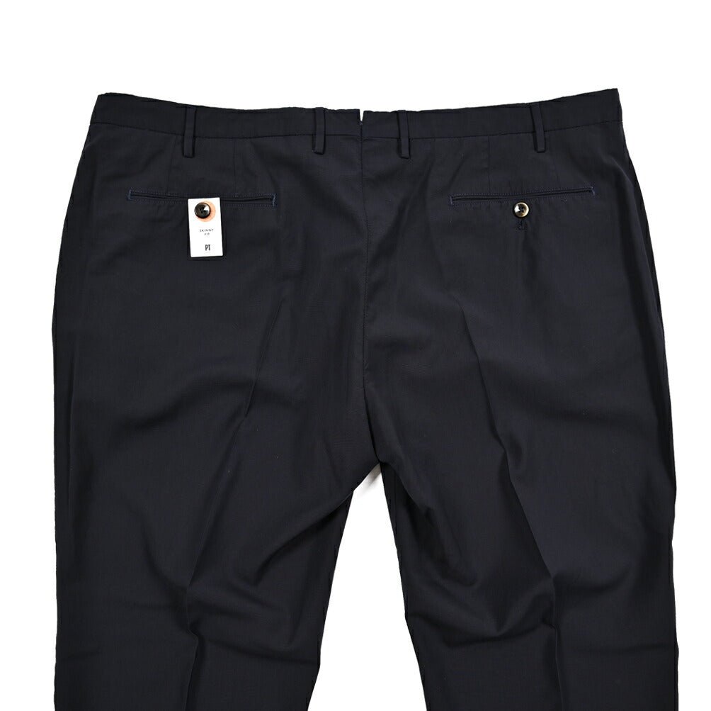 SUMMER SALE|PT TORINO "SKINNY FIT" SUPER 110's ヴァージンウール100% ノータックスキニースラックス (製品染め)|423975|GUARDAROBA MILANO OFFICIAL STORE