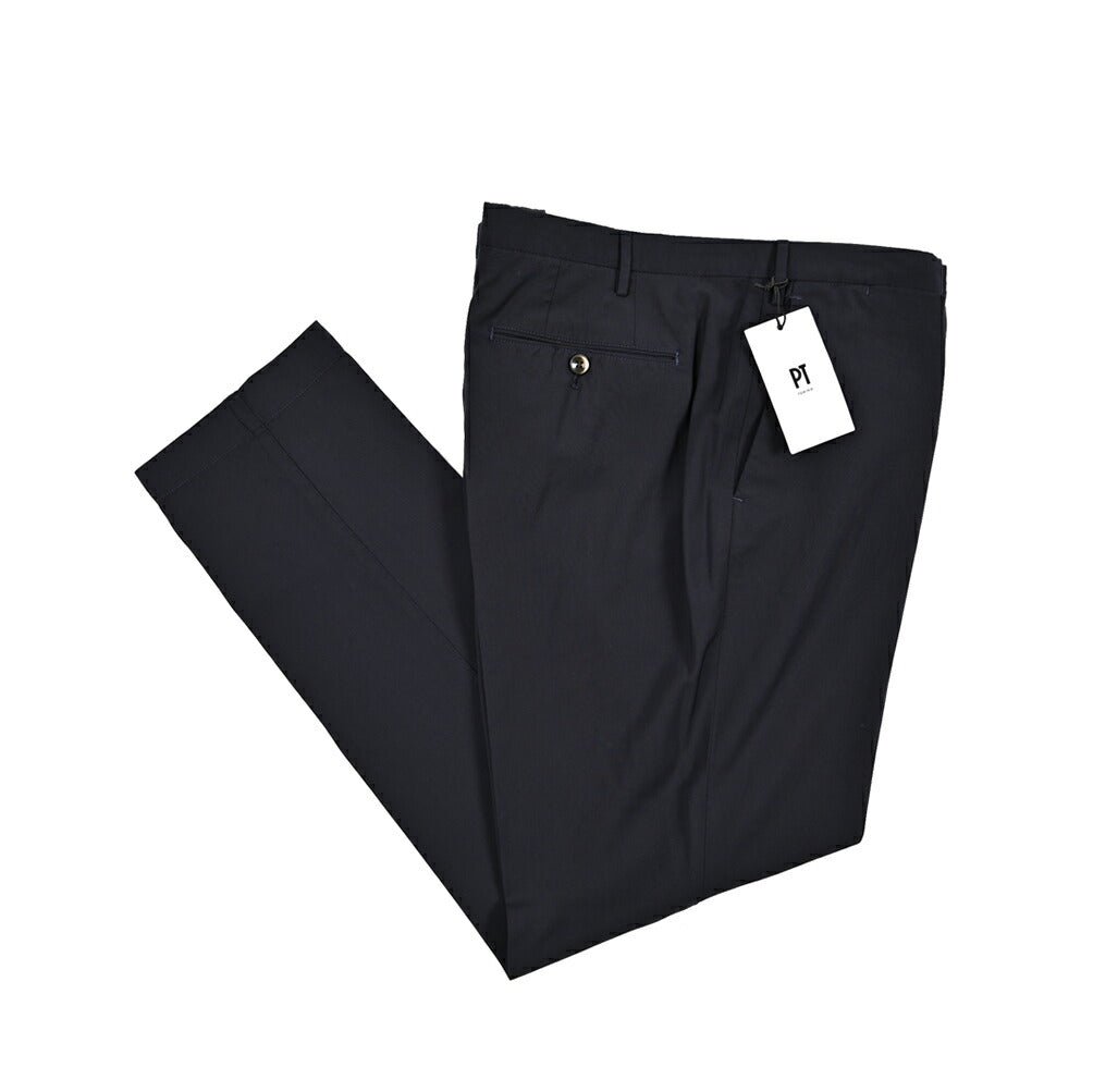 SUMMER SALE|PT TORINO "SKINNY FIT" SUPER 110's ヴァージンウール100% ノータックスキニースラックス (製品染め)|423975|GUARDAROBA MILANO OFFICIAL STORE