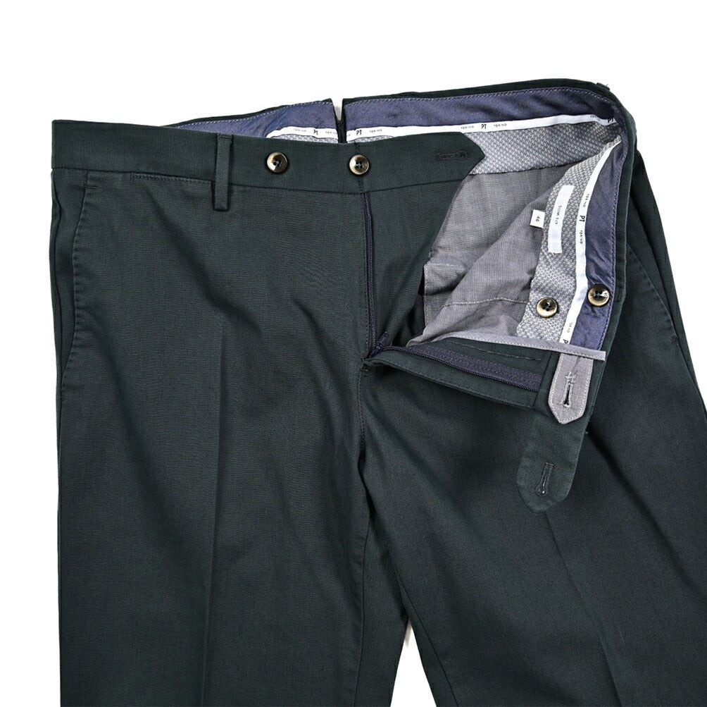 SUMMER SALE|PT TORINO "SLIM FIT" ストレッチコットン ノータックパンツ|423967|GUARDAROBA MILANO OFFICIAL STORE