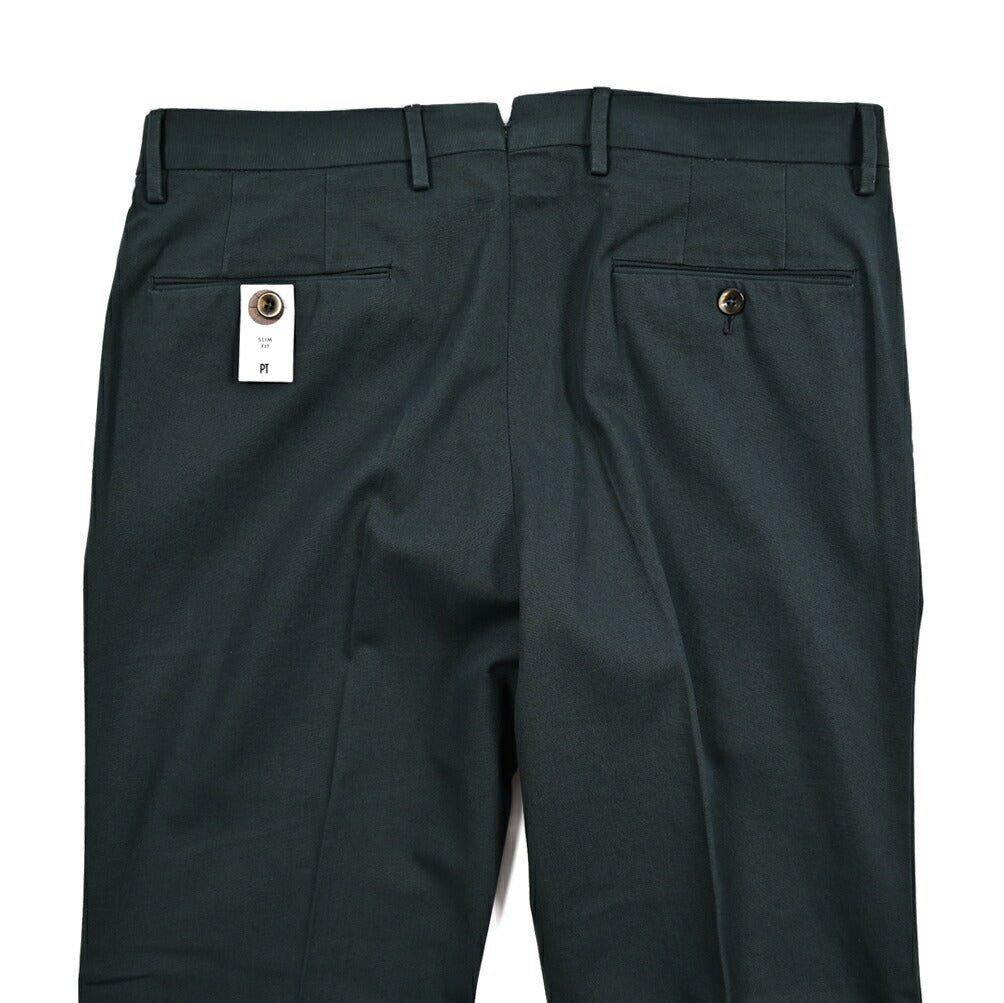 SUMMER SALE|PT TORINO "SLIM FIT" ストレッチコットン ノータックパンツ|423967|GUARDAROBA MILANO OFFICIAL STORE