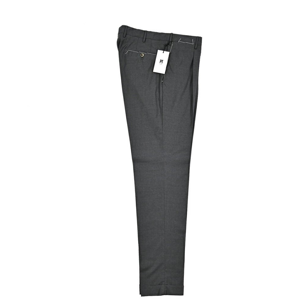 SUMMER SALE|PT TORINO "SUPERSLIM FIT" ストレッチウール ワンタックスリムスラックス|423953 - 50|GUARDAROBA MILANO OFFICIAL STORE
