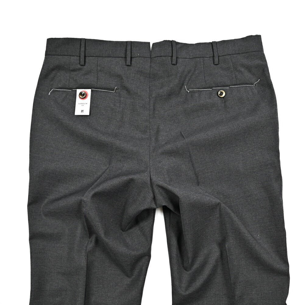 SUMMER SALE|PT TORINO "SUPERSLIM FIT" ストレッチウール ワンタックスリムスラックス|423953 - 50|GUARDAROBA MILANO OFFICIAL STORE