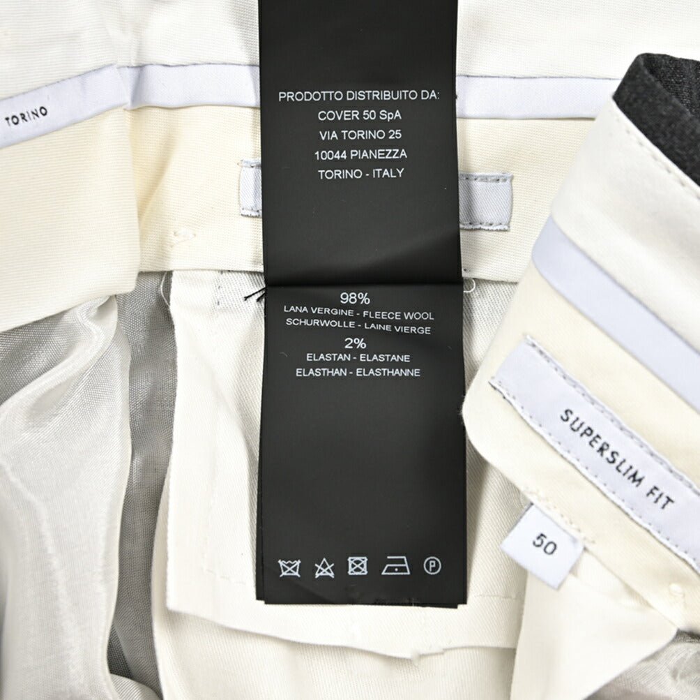 SUMMER SALE|PT TORINO "SUPERSLIM FIT" ストレッチウール ワンタックスリムスラックス|423953 - 50|GUARDAROBA MILANO OFFICIAL STORE
