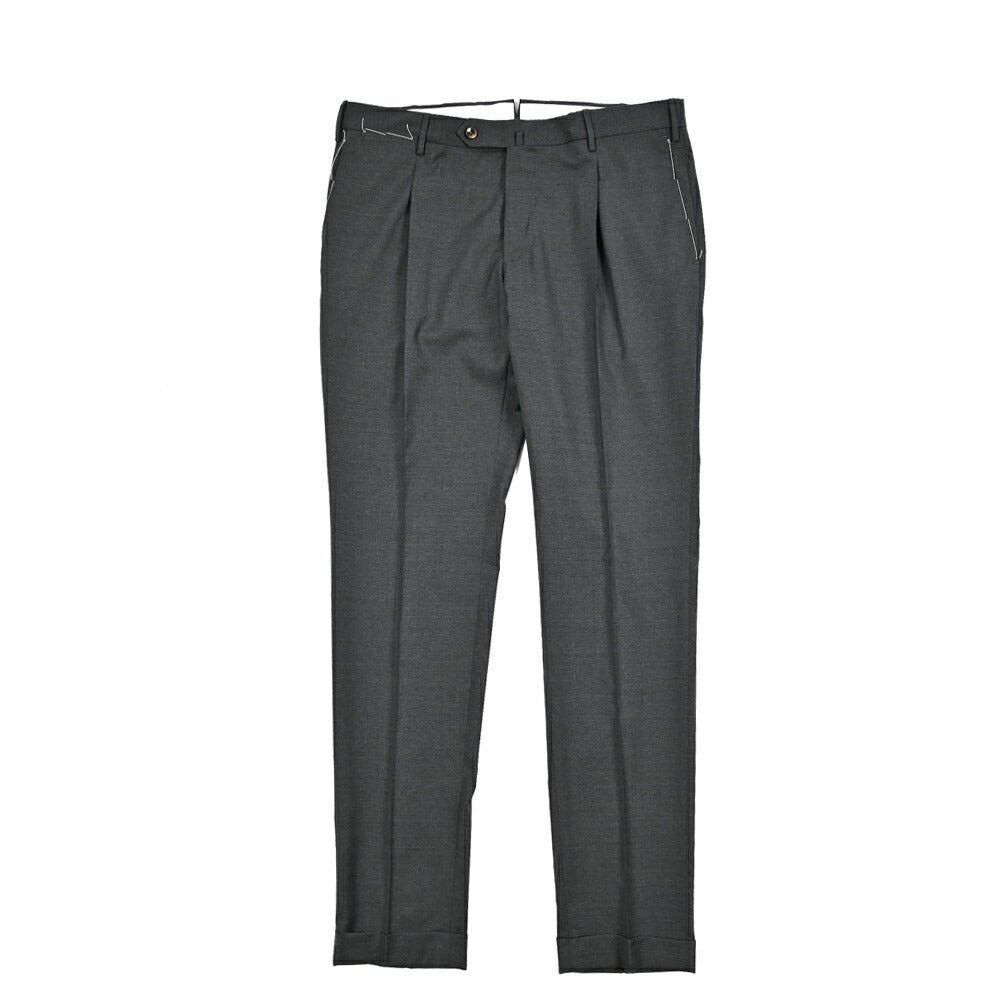 SUMMER SALE|PT TORINO "SUPERSLIM FIT" ストレッチウール ワンタックスリムスラックス|423953 - 50|GUARDAROBA MILANO OFFICIAL STORE