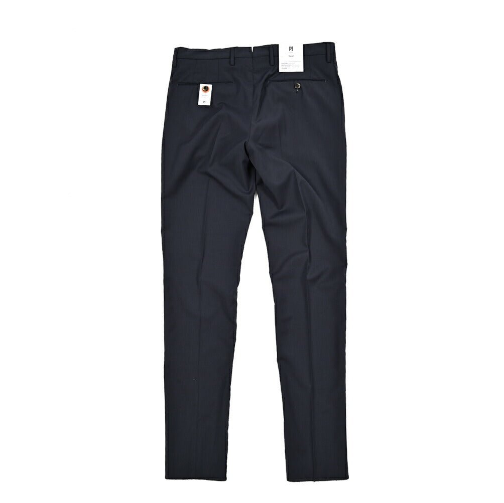SUMMER SALE|PT TORINO Travel "SKINNY FIT" 高機能ストレッチウール ノータックスキニースラックス (TECHNO WASHABLE WOOL)|423944 - 44|GUARDAROBA MILANO OFFICIAL STORE