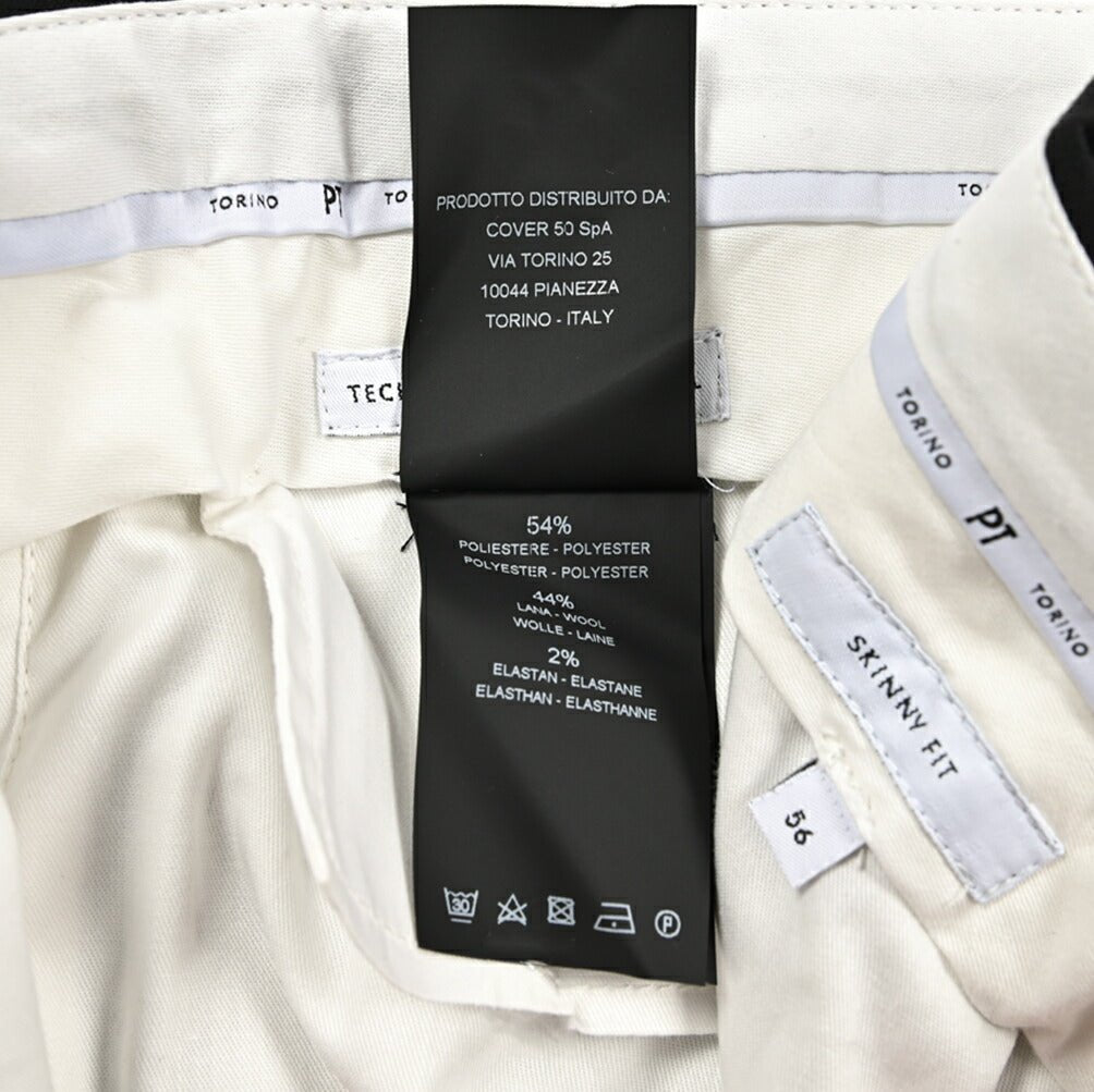 SUMMER SALE|PT TORINO Travel "SKINNY FIT" 高機能ストレッチウール ノータックスキニースラックス (TECHNO WASHABLE WOOL)|423956 - 56|GUARDAROBA MILANO OFFICIAL STORE