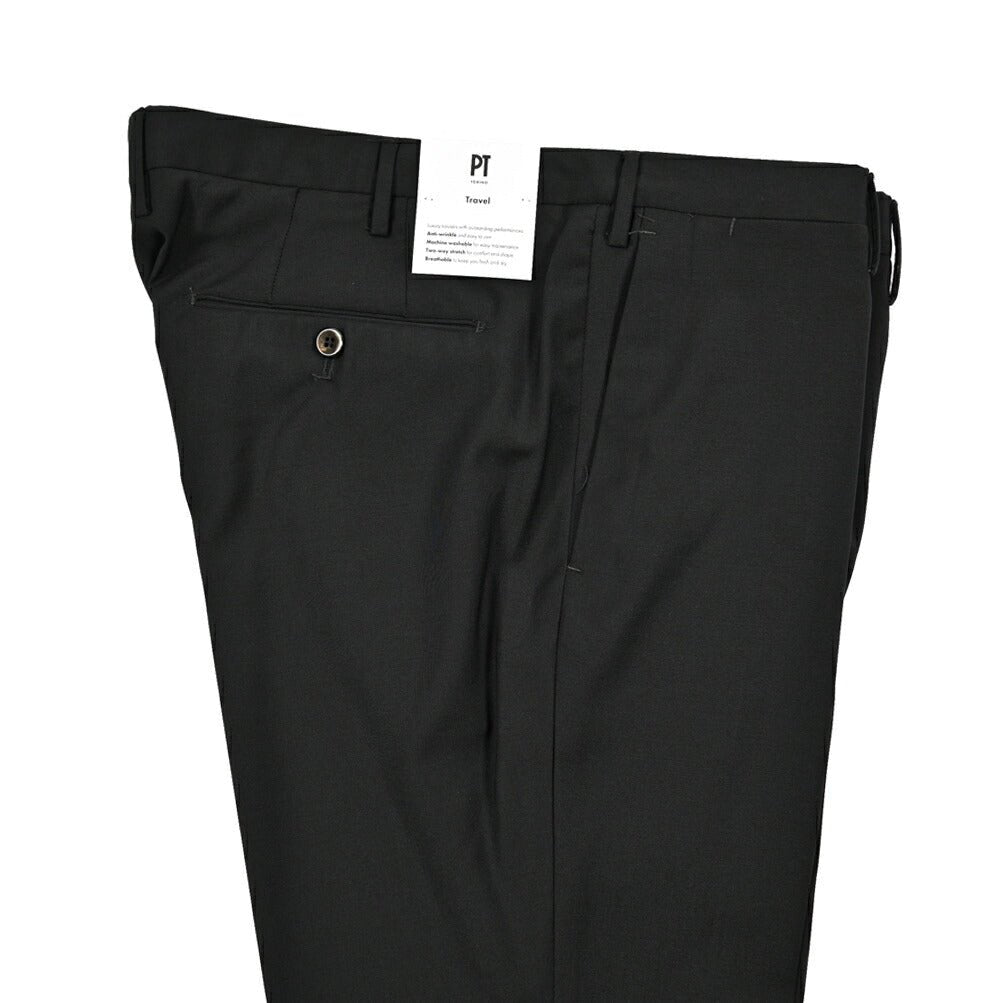 SUMMER SALE|PT TORINO Travel "SKINNY FIT" 高機能ストレッチウール ノータックスキニースラックス (TECHNO WASHABLE WOOL)|423956 - 56|GUARDAROBA MILANO OFFICIAL STORE