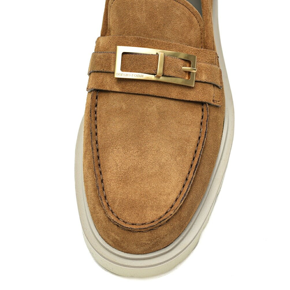 SALE|Sergio Rossi SERGIO URBAN 厚底スエードバックルローファー|408503 - 8|GUARDAROBA MILANO OFFICIAL STORE