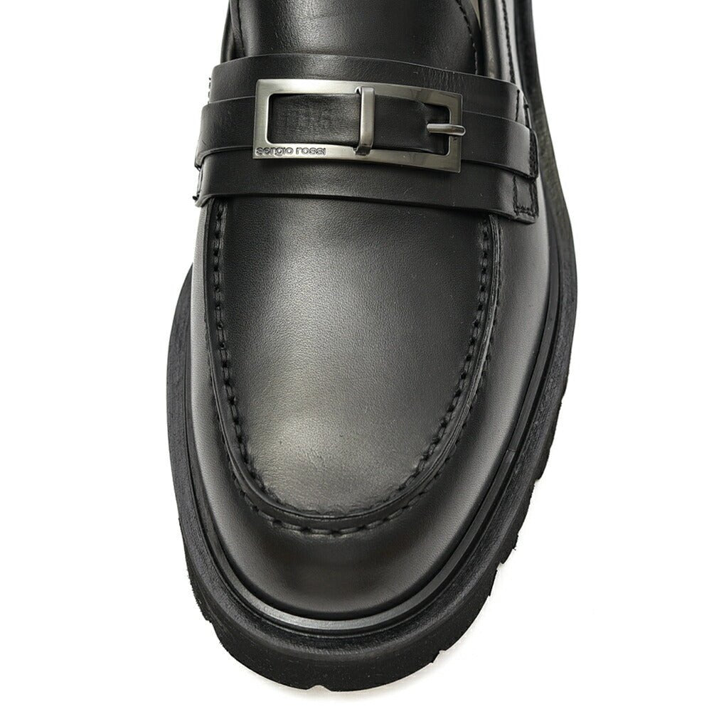 SALE|Sergio Rossi sr SERGIO URBAN 厚底レザーバックルローファー|408473 - 5|GUARDAROBA MILANO OFFICIAL STORE
