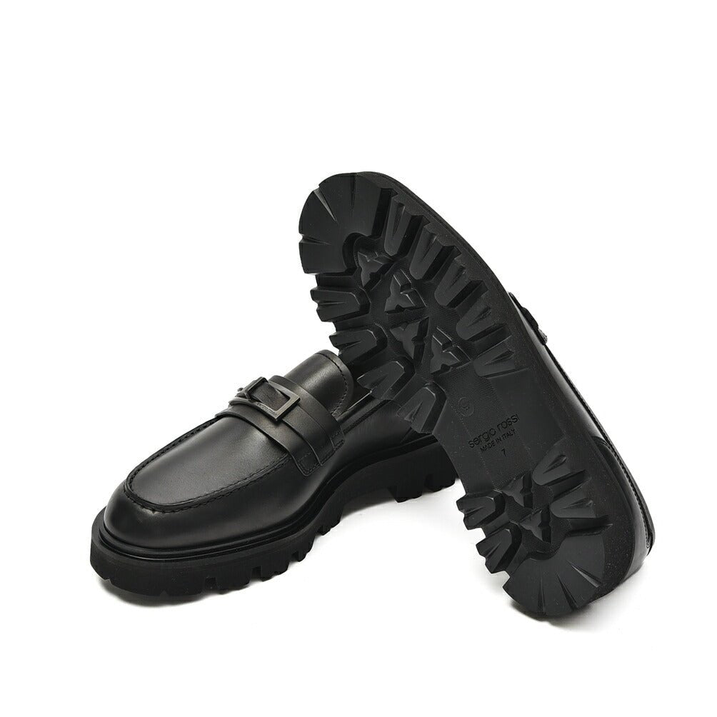 SALE|Sergio Rossi sr SERGIO URBAN 厚底レザーバックルローファー|408473 - 5|GUARDAROBA MILANO OFFICIAL STORE