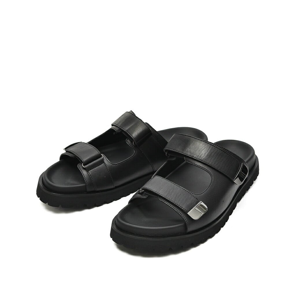 SALE|Sergio Rossi sr SIGNATURE ダブルバックルレザーサンダル|408451 - 5|GUARDAROBA MILANO OFFICIAL STORE