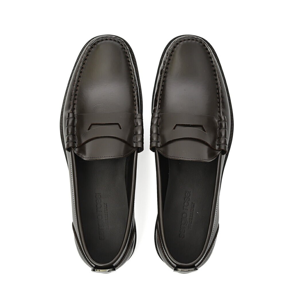 SALE|Sergio Rossi sr SIGNATURE レザーコインローファー|408172 - A - 6|GUARDAROBA MILANO OFFICIAL STORE