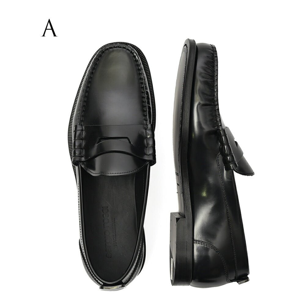 SALE|Sergio Rossi sr SIGNATURE レザーコインローファー|408172 - A - 6|GUARDAROBA MILANO OFFICIAL STORE