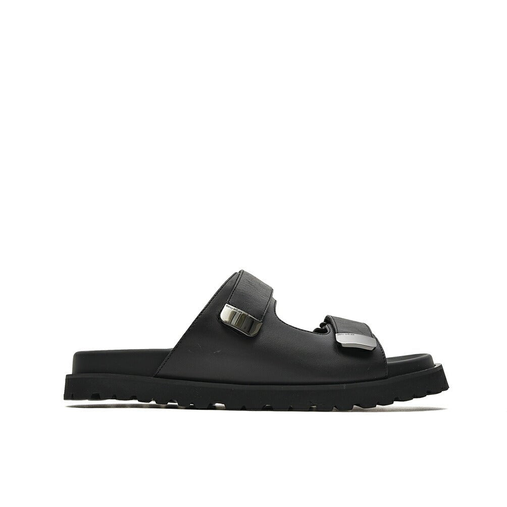 SALE|Sergio Rossi sr SIGNATURE ダブルバックルレザーサンダル|408451 - 5|GUARDAROBA MILANO OFFICIAL STORE