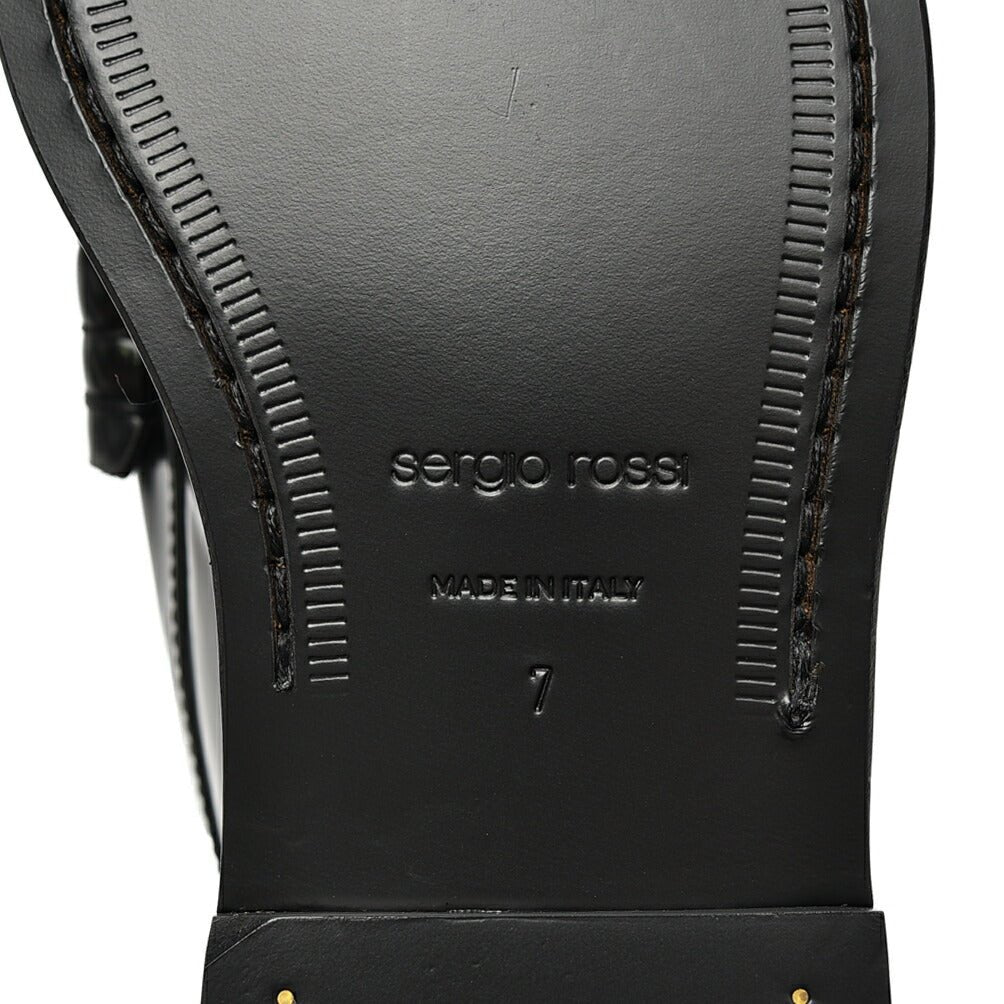 SALE|Sergio Rossi sr SIGNATURE レザーコインローファー|408172 - A - 6|GUARDAROBA MILANO OFFICIAL STORE