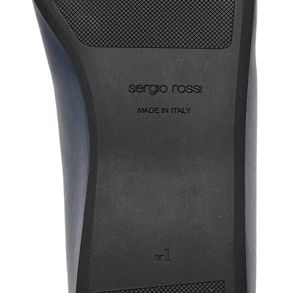 SALE|Sergio Rossi sr1 Slipper メタルプレートスリッパー ラムナッパローファー|408094 - A - 6|GUARDAROBA MILANO OFFICIAL STORE