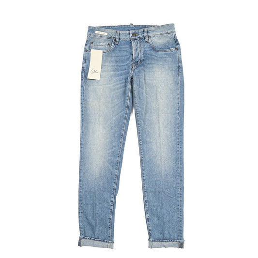 SUMMER SALE|YCHAI “PANATELA” ストレッチデニム 5ポケットジーンズ / SKINNY FIT ライトブルー 29 | GUARDAROBA MILANO OFFICIAL STORE