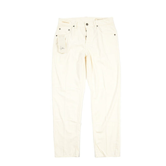 SUMMER SALE|YCHAI “ROBUSTO” コットン100%デニム 5ポケットカラージーンズ / TAPERED FIT ホワイト(BIANCO) 33 | GUARDAROBA MILANO OFFICIAL STORE