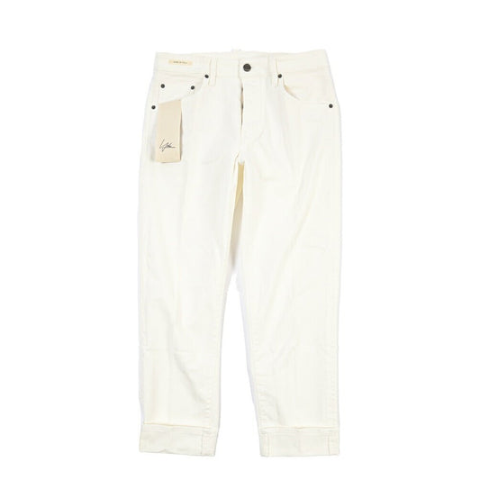 SUMMER SALE|YCHAI “ROBUSTO” ストレッチデニム 5ポケットテーパードジーンズ / TAPERED FIT ホワイト(BIANCO) 28 | GUARDAROBA MILANO OFFICIAL STORE