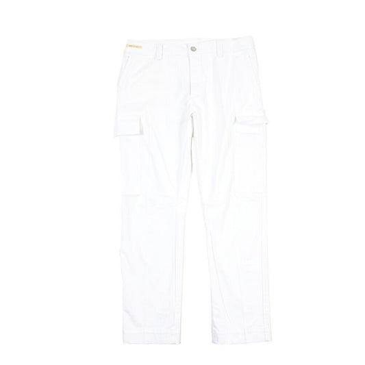 SUMMER SALE|YCHAI ストレッチコットン カーゴパンツ / TAPERED FIT ホワイト(BIANCO) 33 | GUARDAROBA MILANO OFFICIAL STORE