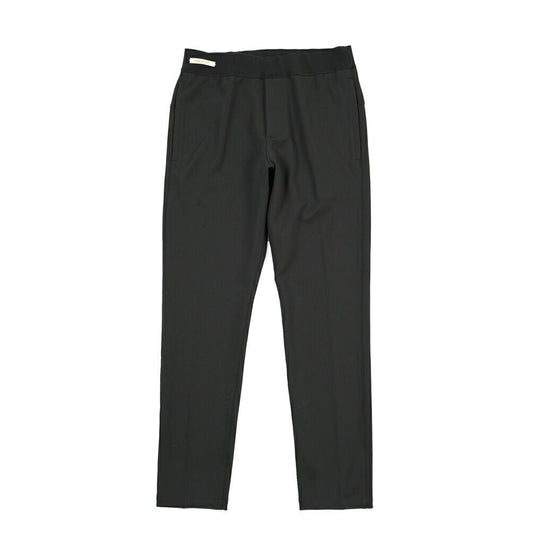 SUMMER SALE|YCHAI “TORPEDO” レーヨン混 ノータックジョージーパンツ / SLIM FIT ブラック(NERO) 31 | GUARDAROBA MILANO OFFICIAL STORE