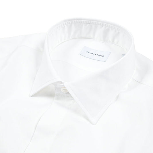 TAGLIATORE コットン100% ワイドカラードレスシャツ|416367|GUARDAROBA MILANO OFFICIAL STORE