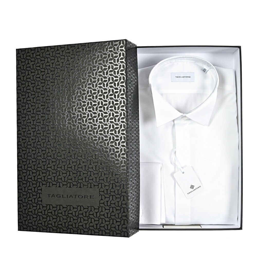 TAGLIATORE コットン100% ウィングカラードレスシャツ(フォーマル)|416369|GUARDAROBA MILANO OFFICIAL STORE