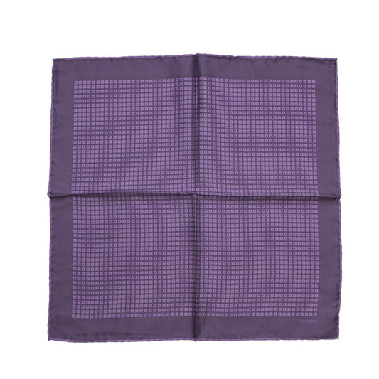 TOM FORD シルク100% ポケットチーフ パープル 40cm×39cm | GUARDAROBA MILANO OFFICIAL STORE