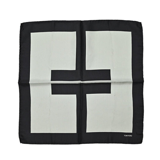 TOM FORD シルク100% 幾何柄ポケットチーフ|428986|GUARDAROBA MILANO OFFICIAL STORE