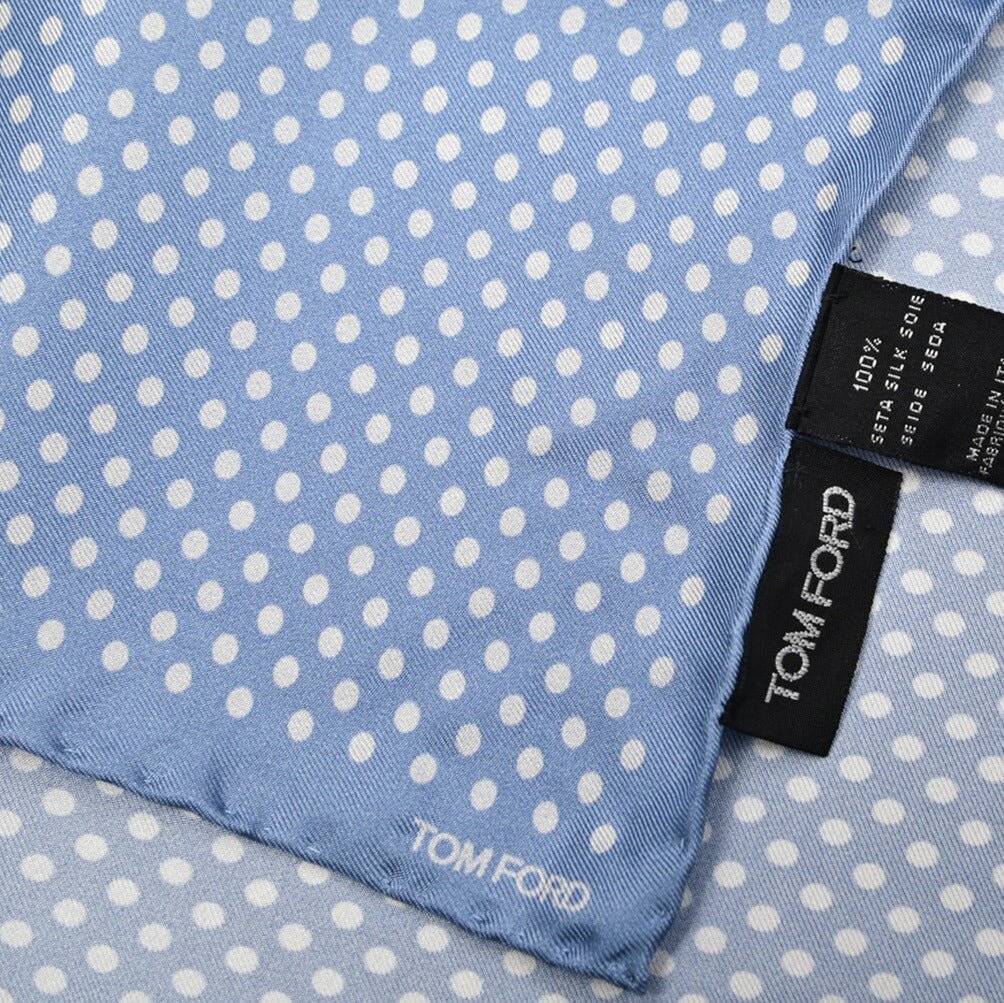 TOM FORD シルク100% ドット柄ポケットチーフ|429035|GUARDAROBA MILANO OFFICIAL STORE