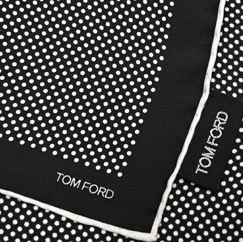 TOM FORD シルク100% ドット柄ポケットチーフ|429041|GUARDAROBA MILANO OFFICIAL STORE