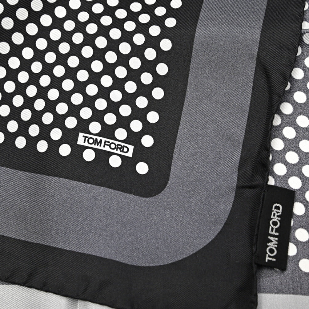 TOM FORD シルク100% ドット柄ポケットチーフ|429042|GUARDAROBA MILANO OFFICIAL STORE