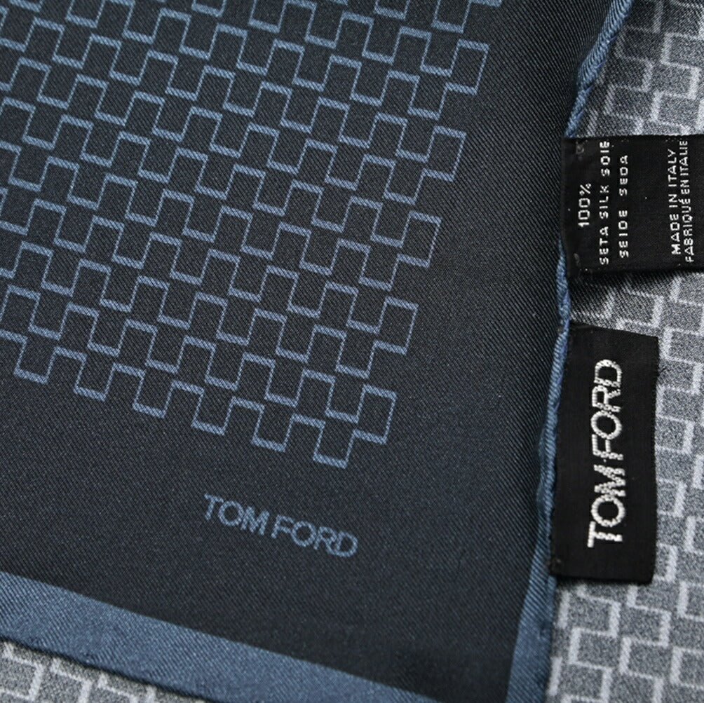 TOM FORD シルク100% 総柄ポケットチーフ|429051|GUARDAROBA MILANO OFFICIAL STORE