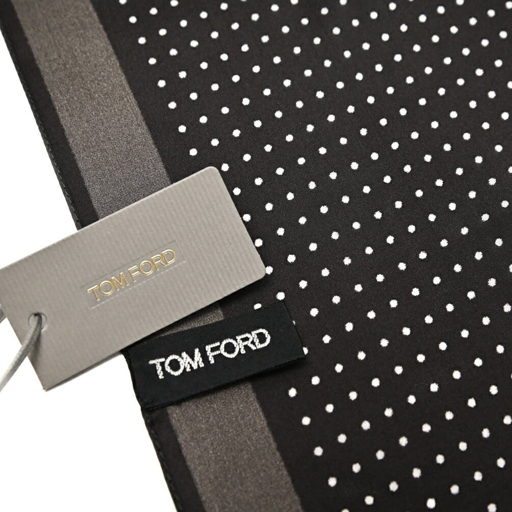 TOM FORD シルク100% ドット柄ネッカチーフ|429055|GUARDAROBA MILANO OFFICIAL STORE