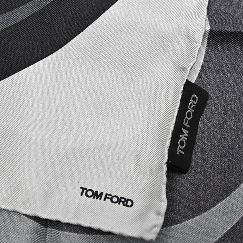 TOM FORD シルク100% 幾何柄ポケットチーフ|429057|GUARDAROBA MILANO OFFICIAL STORE