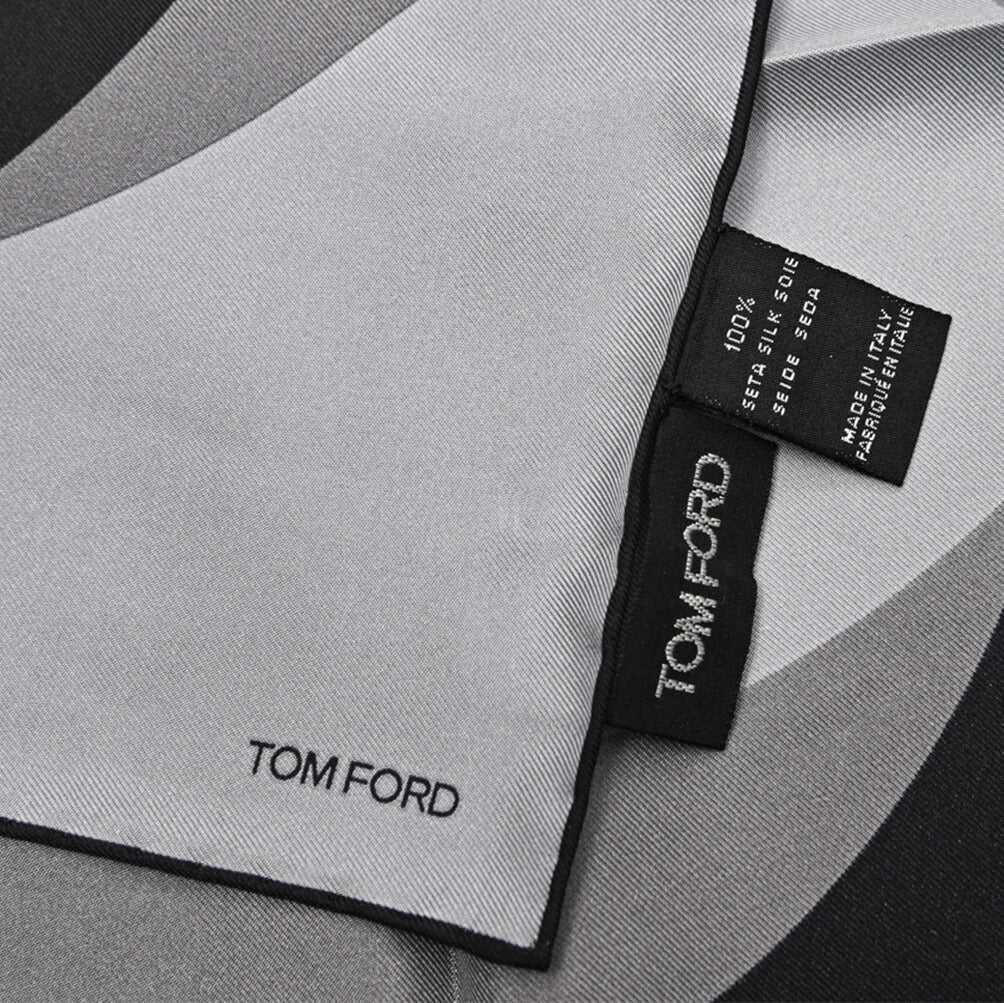 TOM FORD シルク100% 幾何柄ポケットチーフ|429058|GUARDAROBA MILANO OFFICIAL STORE