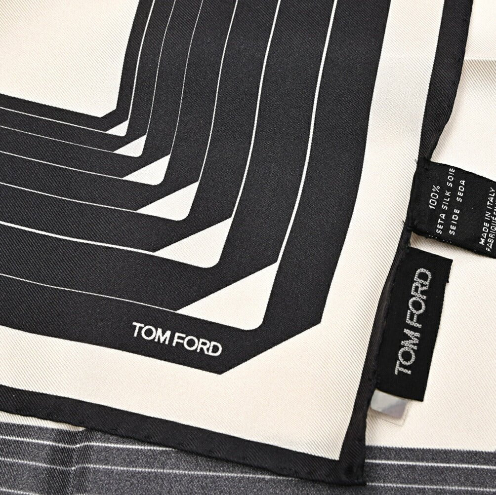TOM FORD シルク100% 総柄ポケットチーフ|429068|GUARDAROBA MILANO OFFICIAL STORE