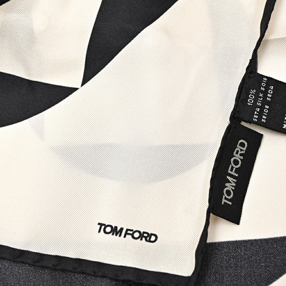 TOM FORD シルク100% 総柄ポケットチーフ|429073|GUARDAROBA MILANO OFFICIAL STORE