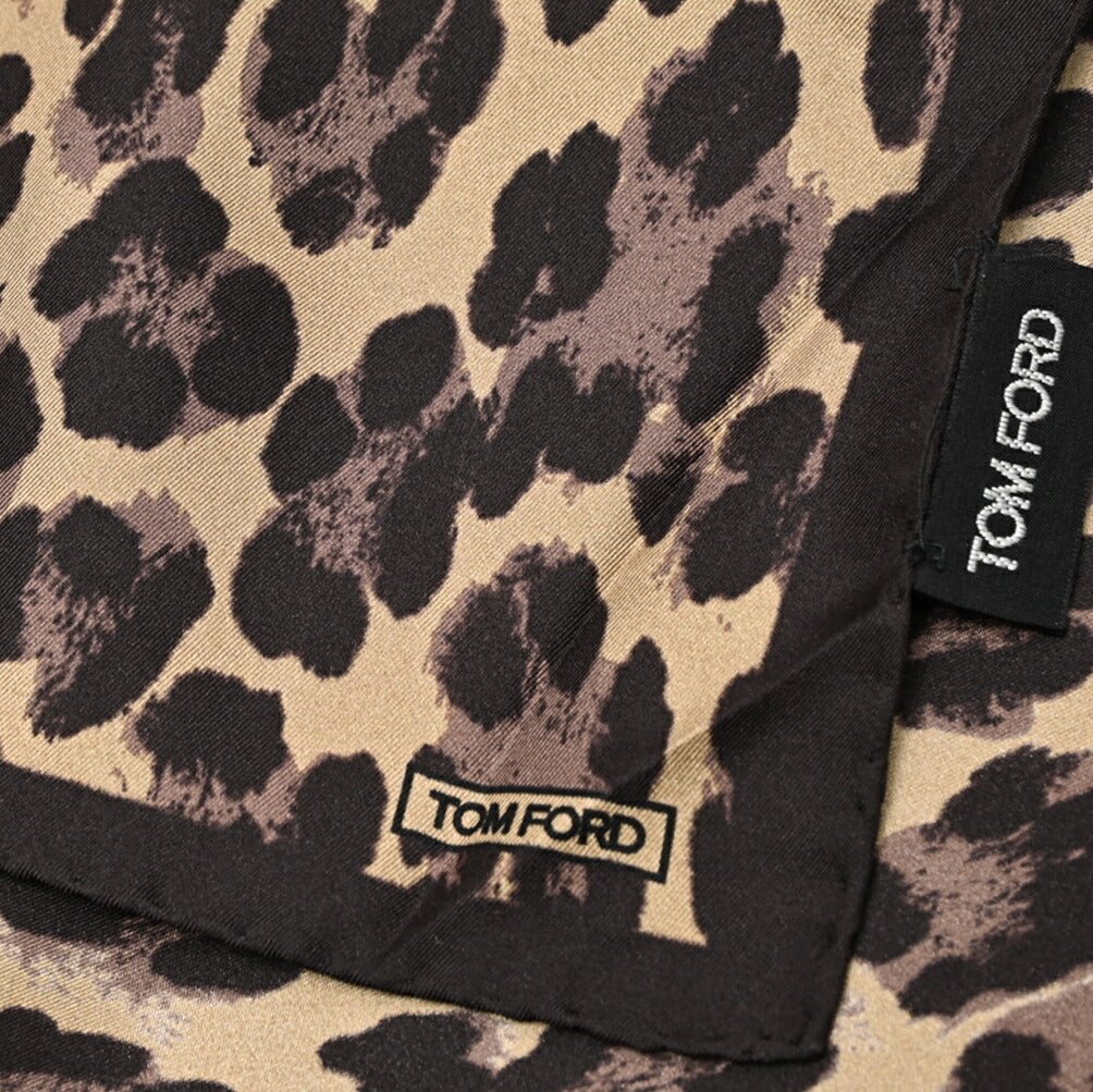 TOM FORD シルク100% 総柄ポケットチーフ|429080|GUARDAROBA MILANO OFFICIAL STORE