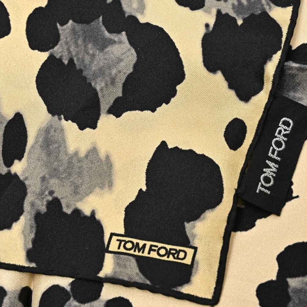 TOM FORD シルク100% 総柄ポケットチーフ|429401|GUARDAROBA MILANO OFFICIAL STORE