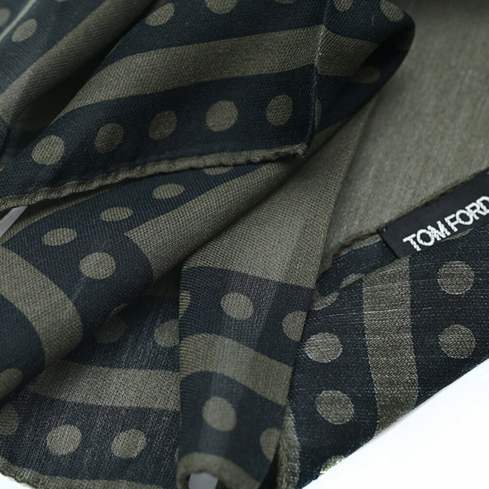 TOM FORD シルクウールコットン ポケットチーフ|409823|GUARDAROBA MILANO OFFICIAL STORE
