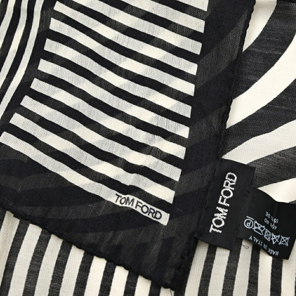 TOM FORD ウール混シルク ポケットチーフ|429061|GUARDAROBA MILANO OFFICIAL STORE