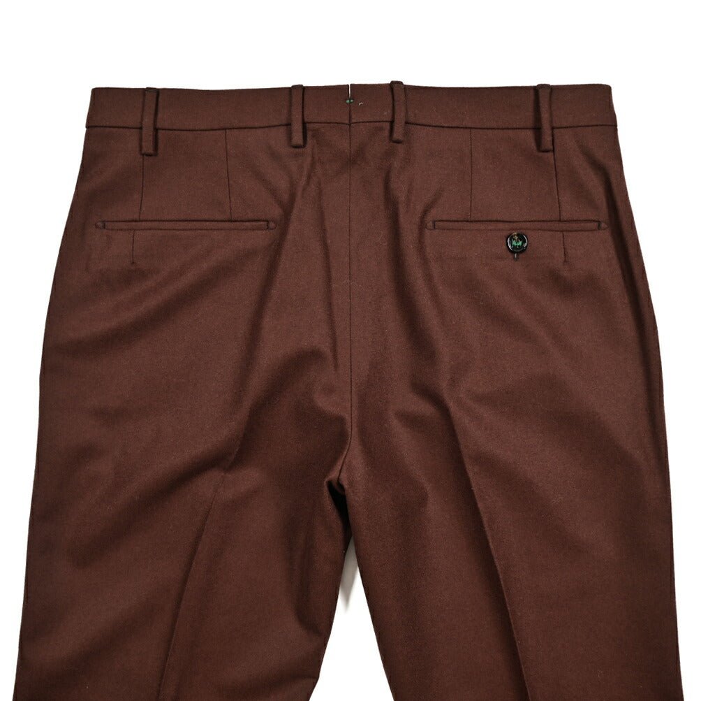 SALE|BERWICH VULCANO Z ウールフランネル ノータックスラックス|413236 - 46|GUARDAROBA MILANO OFFICIAL STORE