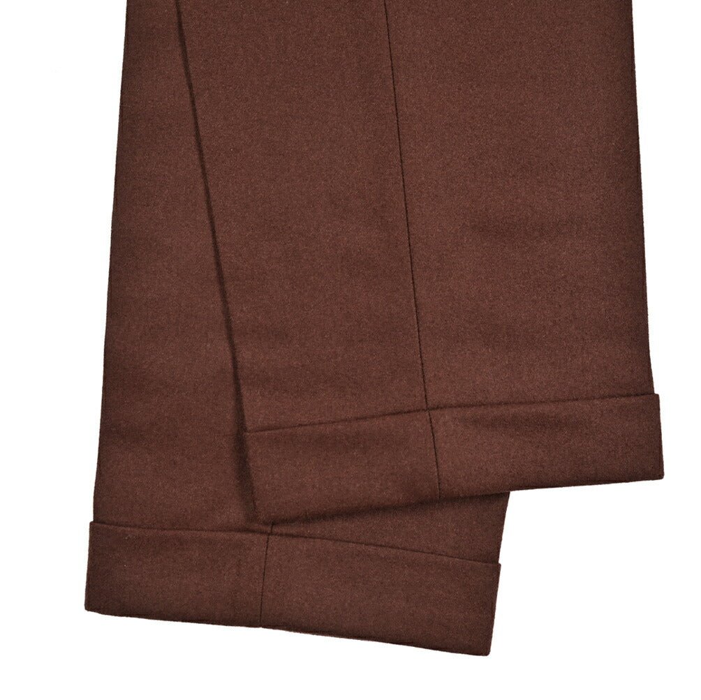 SALE|BERWICH VULCANO Z ウールフランネル ノータックスラックス|413236 - 46|GUARDAROBA MILANO OFFICIAL STORE