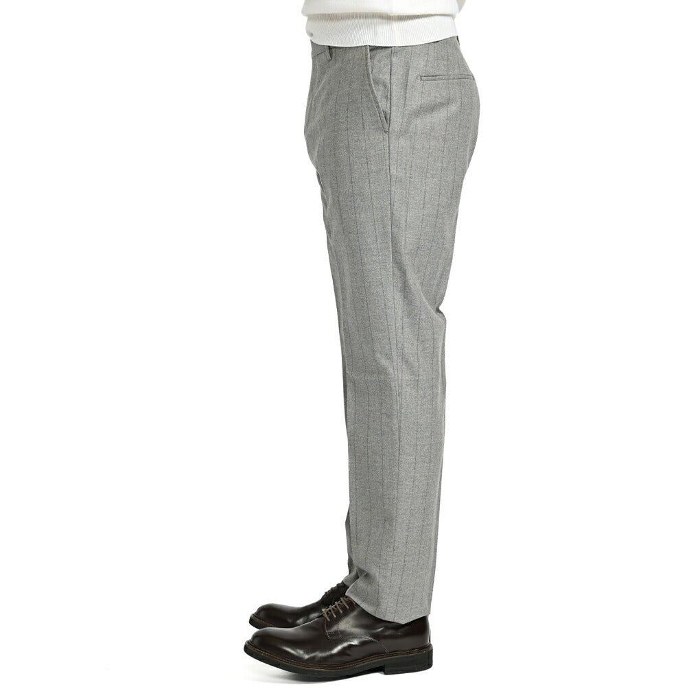 SALE|BERWICH VULCANO Z ウールフランネル ノータックスラックス|413236 - 46|GUARDAROBA MILANO OFFICIAL STORE