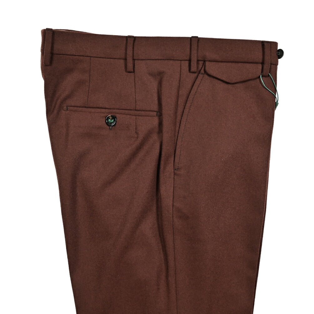 SALE|BERWICH VULCANO Z ウールフランネル ノータックスラックス|413236 - 46|GUARDAROBA MILANO OFFICIAL STORE
