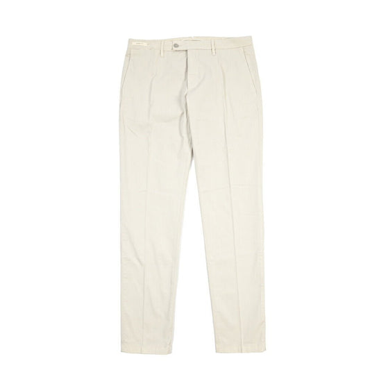 YCHAI “PANATELA” ストレッチコットン ノータックチノパンツ / SKINNY FIT ライトグレー(STUCCO) 29 | GUARDAROBA MILANO OFFICIAL STORE