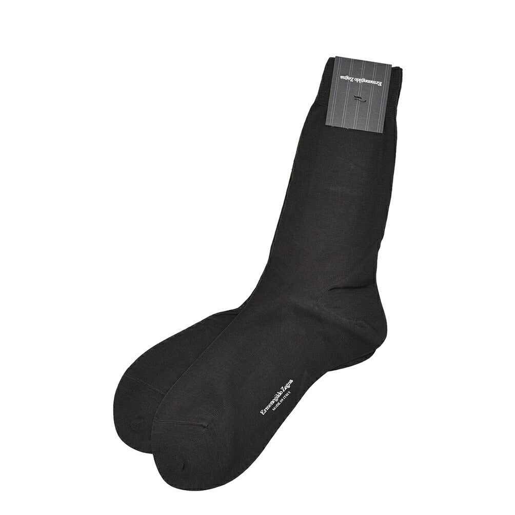 ZEGNA コットン100% ソックス 靴下 (クルー丈)|428056-39_40|GUARDAROBA MILANO OFFICIAL STORE