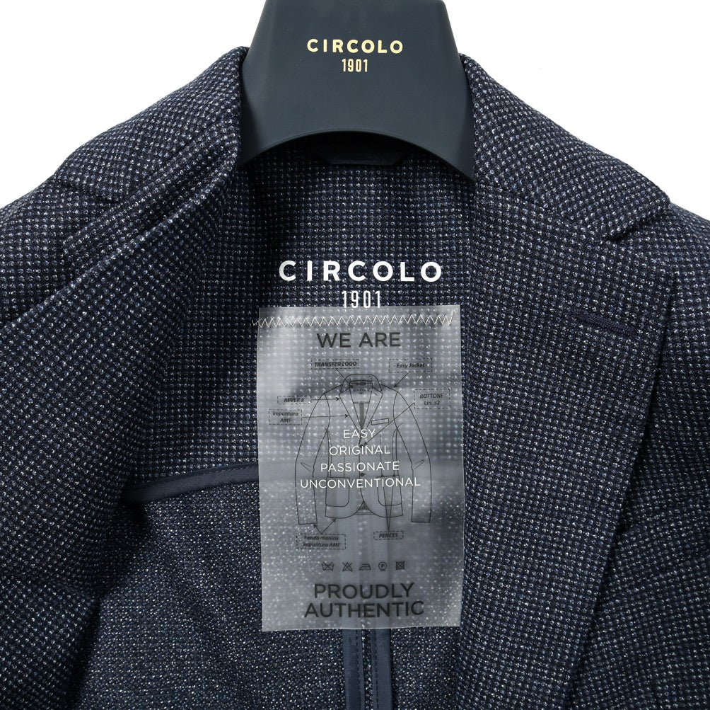 SALE|CIRCOLO 1901 ストレッチウールコットン 2Bシングルテーラードジャケット|397561 - 48|GUARDAROBA MILANO OFFICIAL STORE